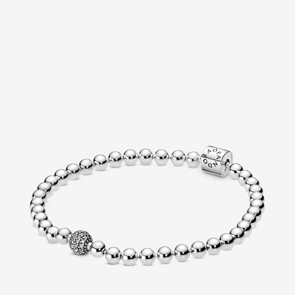 

Pandora 598342CZ 17см - Boncuklu ve Pavé Bilezik