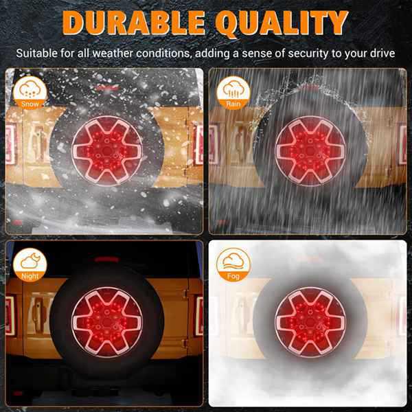 Spare Tire Brake Light for 2021-2023 Ford Bronco None
