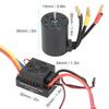 3650 Waterproof 3900KV Brushless Motor 60A Brushless ESC Parts Set for 1/10 RC Car