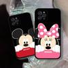 M-Minnie M-Mickey Phone Case for iPhone 16 17 Air 15 14 13 12 11 Pro Max 16E Plus Fundas