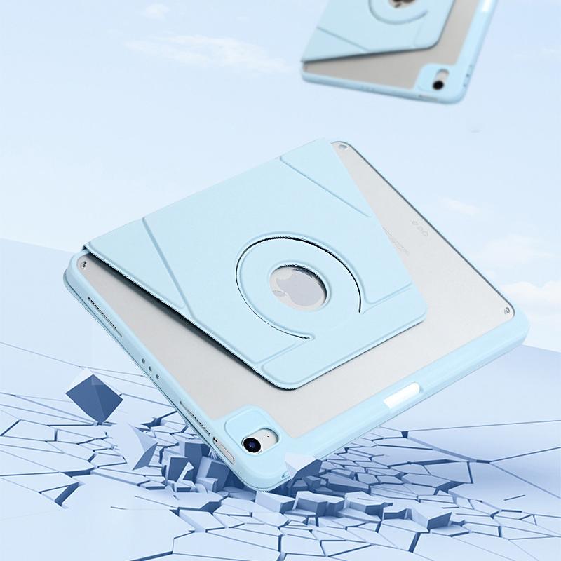 For iPad Air 11 (2025)/(2024) Rotate Case Magnetic Detachable Leather Tablet Cover