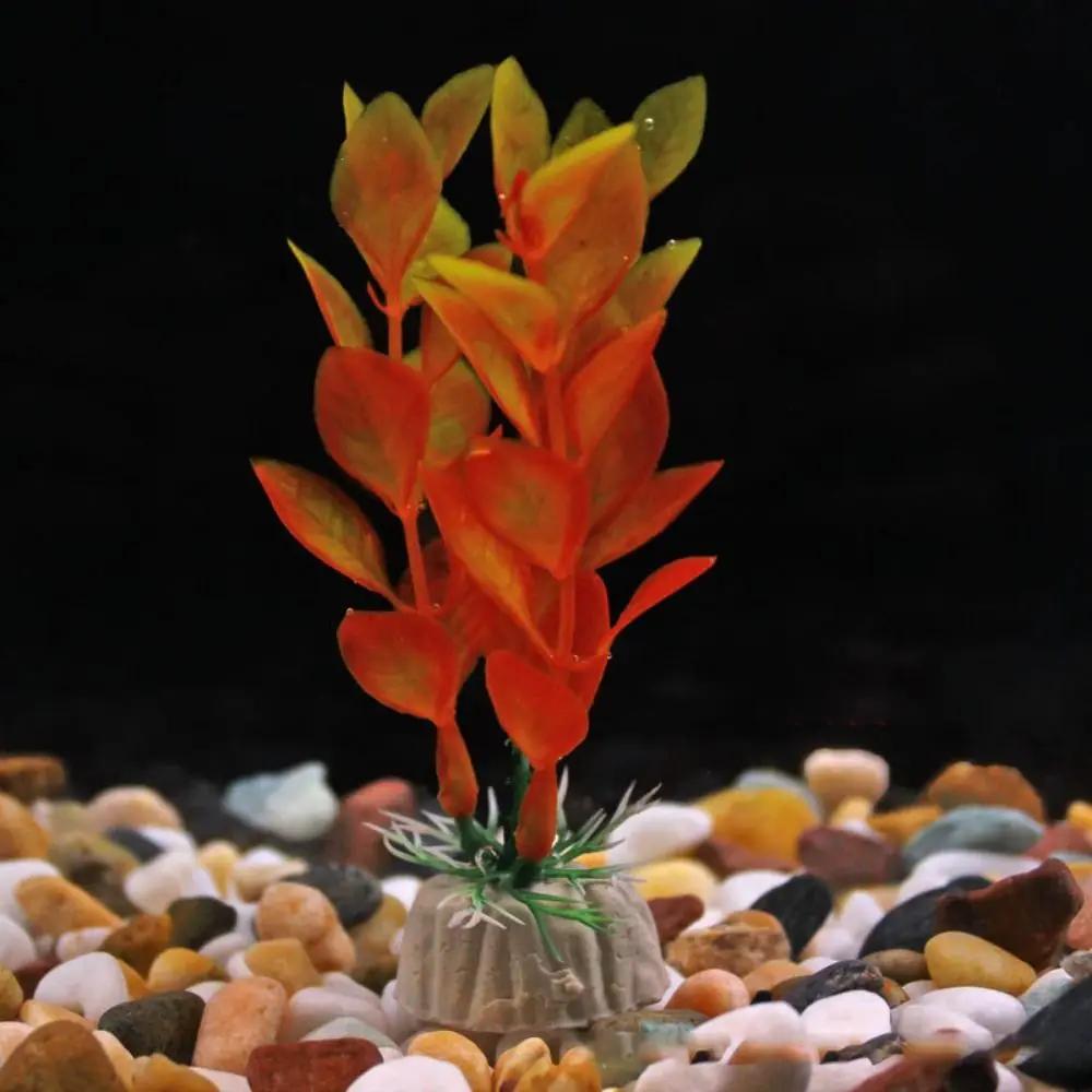 Artificial Aquarium Decor Plants Water Weeds Ornament Plastic Aquatic Plant Fish Tank Decorate Aquarium Accesories