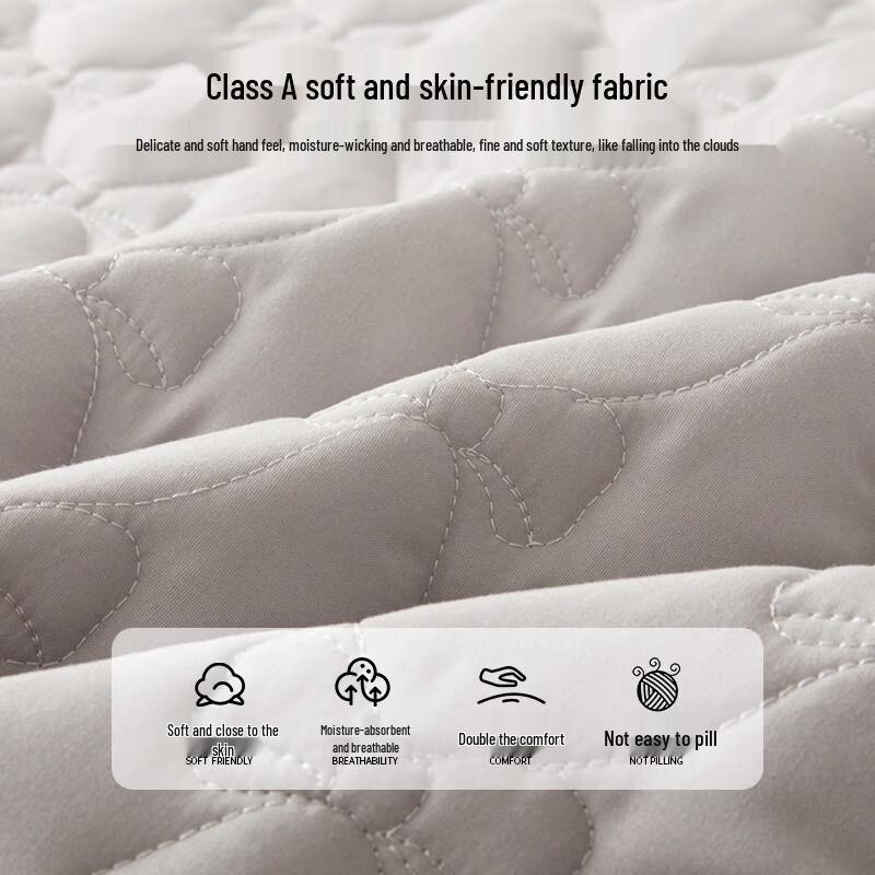 Red Bean Class A Padded Fitted Mattress Protector
