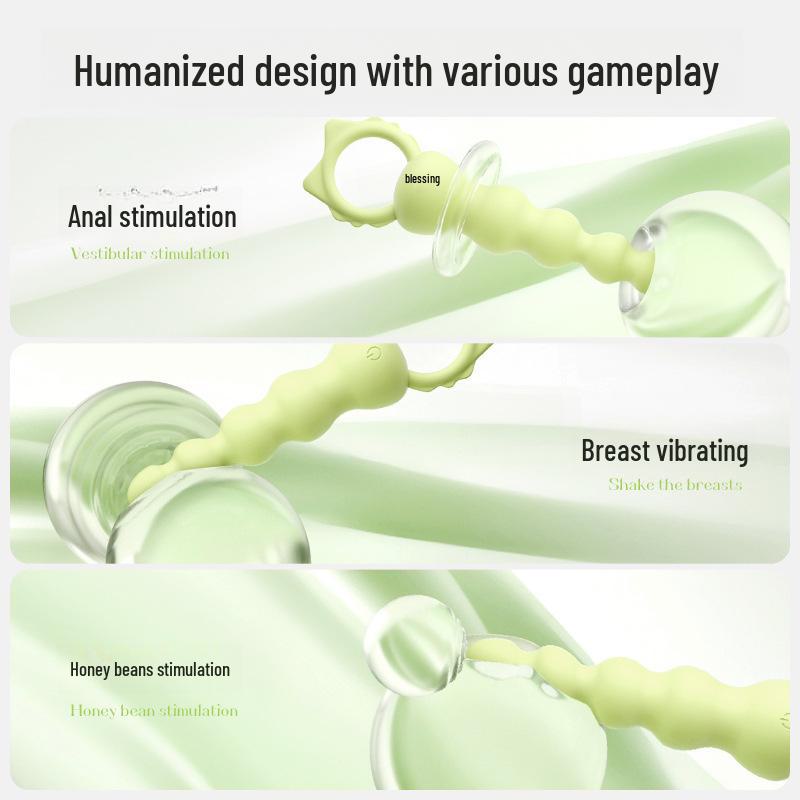 Miji Miaoye Vibrierende Analkugeln – Analstimulator-Spielzeug für Frauen