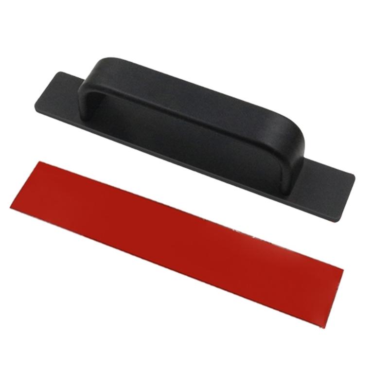 

Sturdy Aluminum Alloy Sliding Door Pull Convenient for Modern Kitchens Supplies On Wood Glass Cabinets Door Daily Use чорний