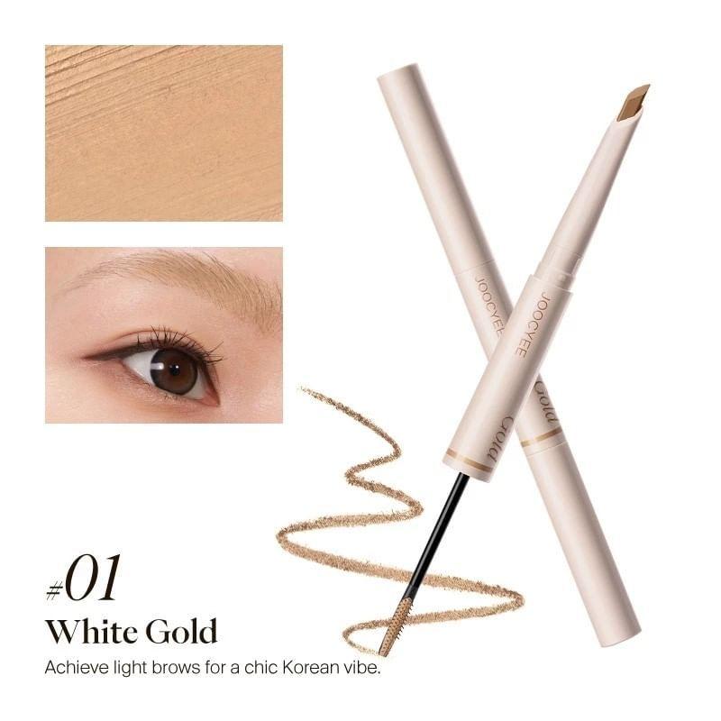 JOOCYEE - 2 In 1 Eyebrow Pencil & Cream - 3 Colors