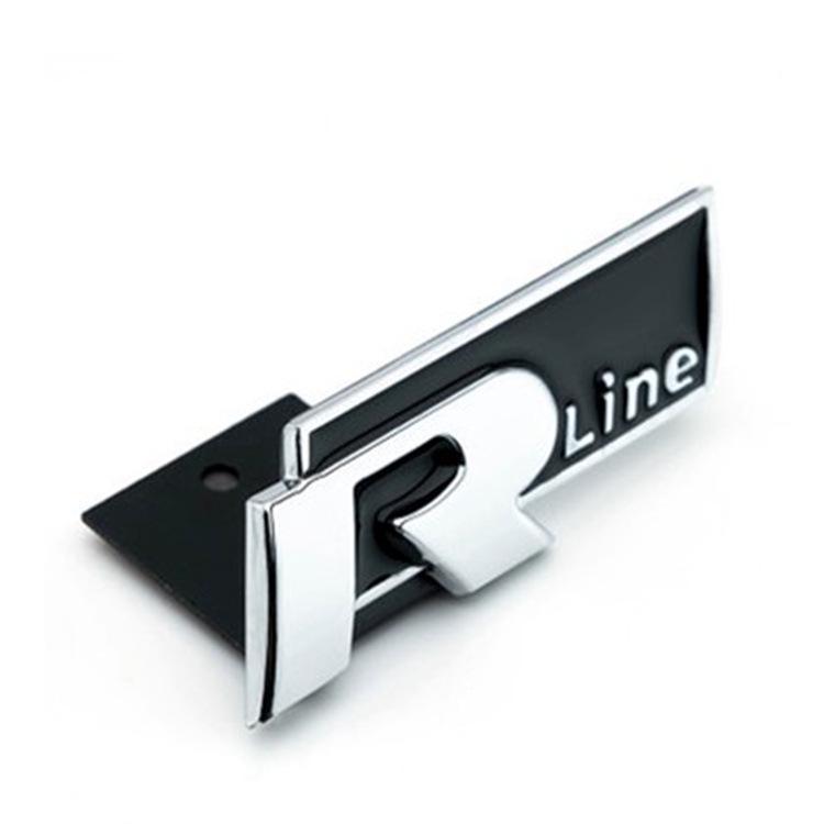 Volkswagen R-logo Car Stickers & Badges for Golf 6, Magotan, New Sagitar, Lavida, CC - Grille Stick-On Type