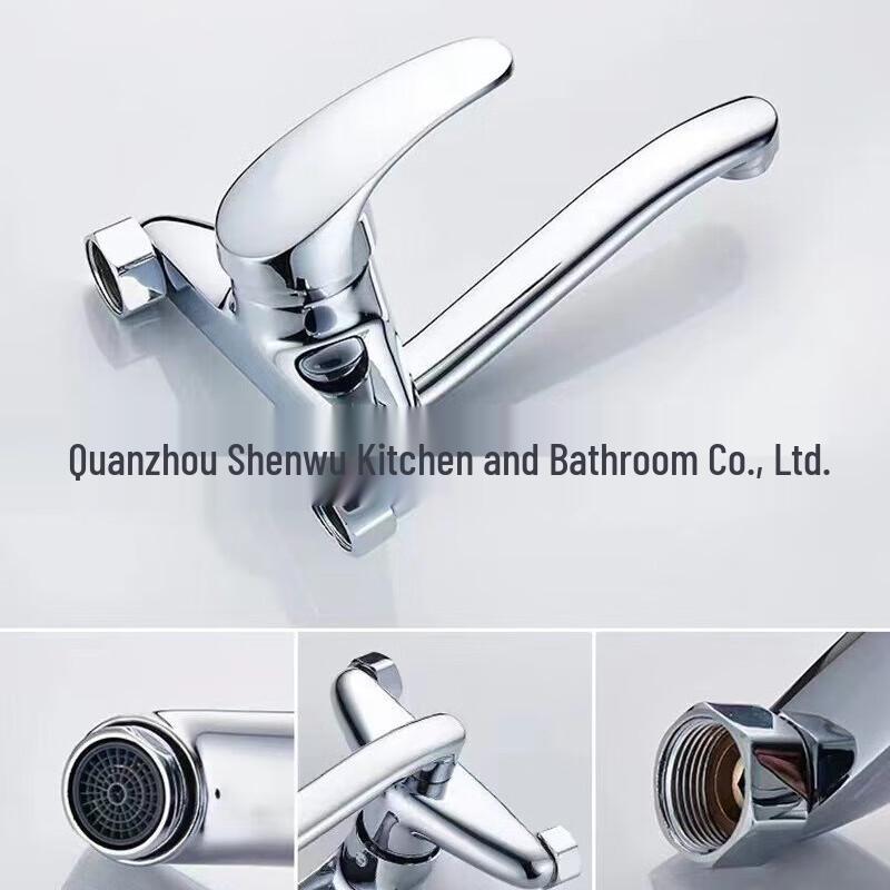 MDNG 150mm In-Wall Kitchen Faucet Set