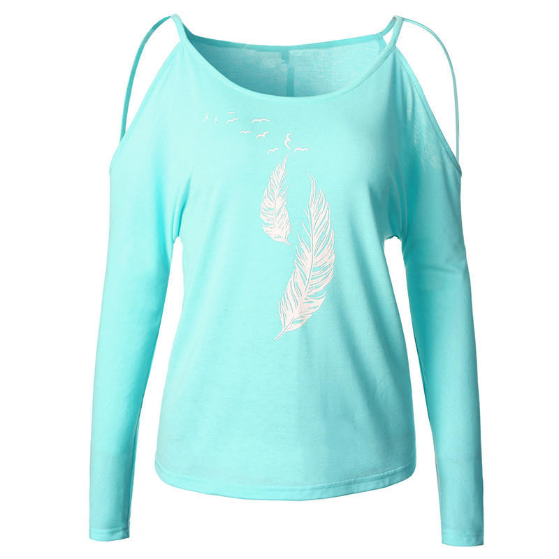 Graphic Shirt Cut Off Shoulder T Shirts 