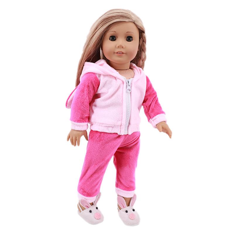 18-inch American Doll Clothes Plush Clothes Animal Suit Duck Panda Giraffe