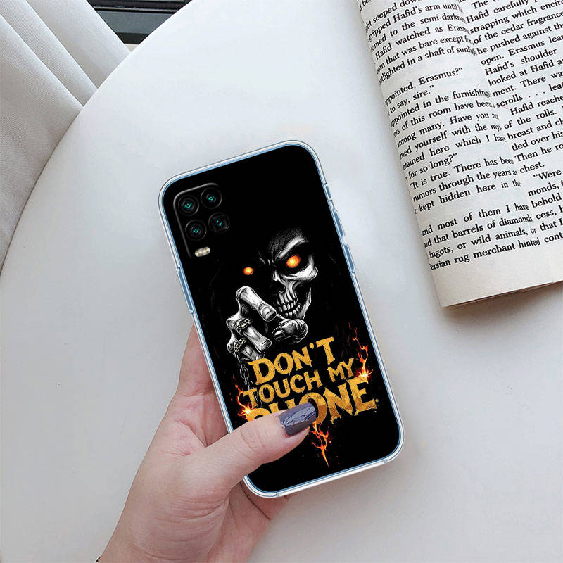 JO60 Grim Reaper Skull Phone Case for Motorola E22S E7 G6 G7 G8 G9 Plus Power Play G10 G20 G04 E30 E40 E22 E20 E13 G22 G23 G Stylus Play
