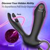 Prostate Massager Anal Vibrator Thrusting Vibrating 7 Modes with Cock Ring Anal Plug Anal Massager Male Sex Toys for Men Women and Couples