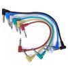 2x pack of 6pc electric Guitar Patch Cable Effects Pedal