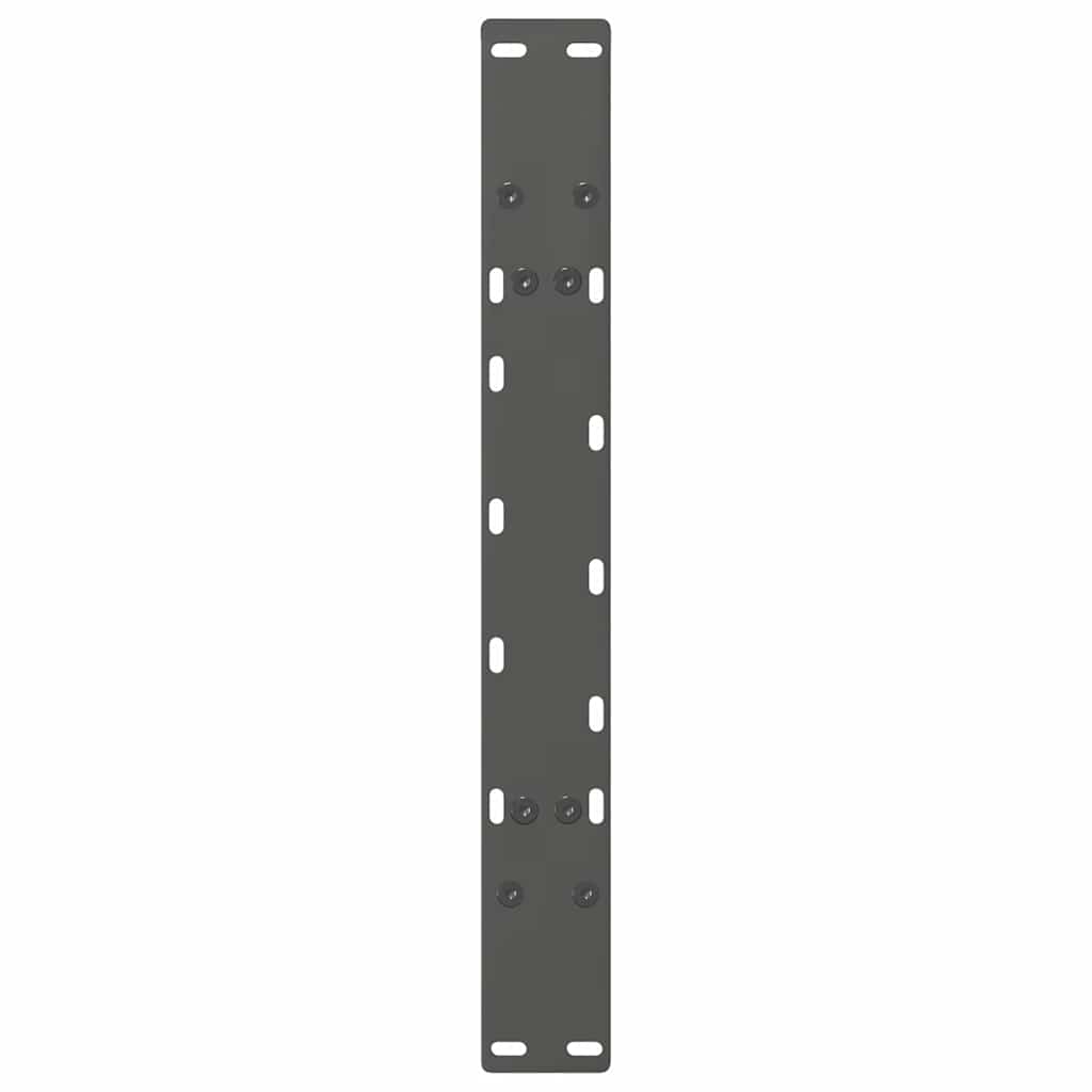 Vidaxl Coffee Table Legs, 2 Pcs, Anthracite, 70X(42-43) Cm, Steel