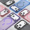 For iPhone 17 Pro Max Case Skin Touch TPU+PC Phone Cover with C-type Magnetic Ring