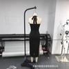 SDM110 Temperament Black Tube Top Hanging Neck Tight Hip Dress Spice Girl Vacation Dress