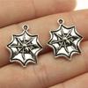 10pcs Spider Charms For Halloween Jewelry Making Halloween Decoration Handmade Craft Accessories