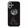 For Iphone 17 5G Case 2025 6.3" Bag Flowers Black TPU Silicone Soft Back Cover For Iphone 16 Plus 17 Phone Case Shockproof Shell