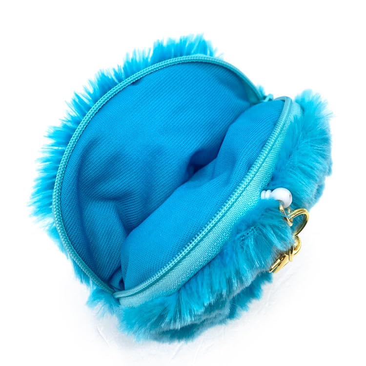 K Company Sesame Street Face Pass Case Cookie Monster SS-FPC-CM H115 x W128 x D40mm