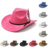 Style Felt Hat With Embroidered Tapestry And Wide Brim For Men And Women