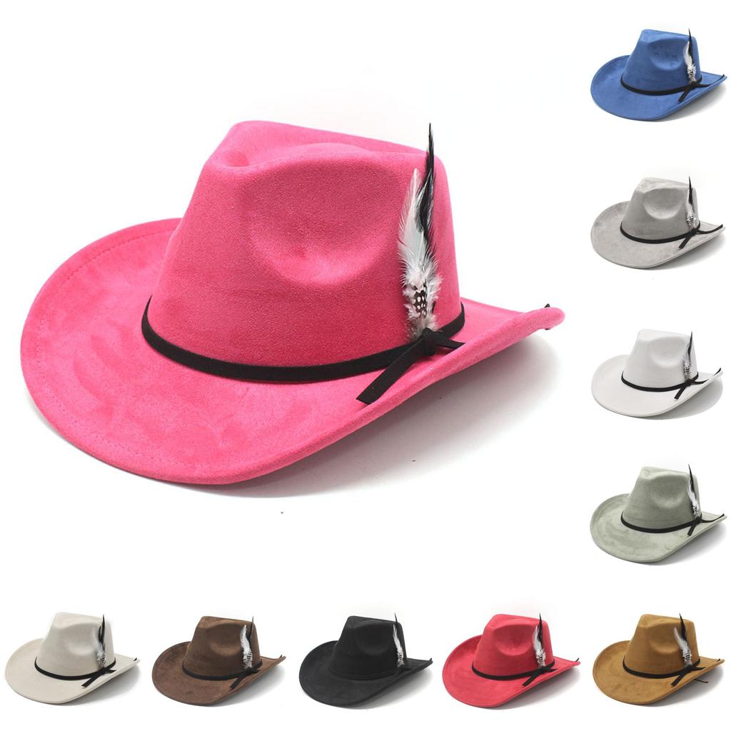 Style Felt Hat With Embroidered Tapestry And Wide Brim For Men And Women