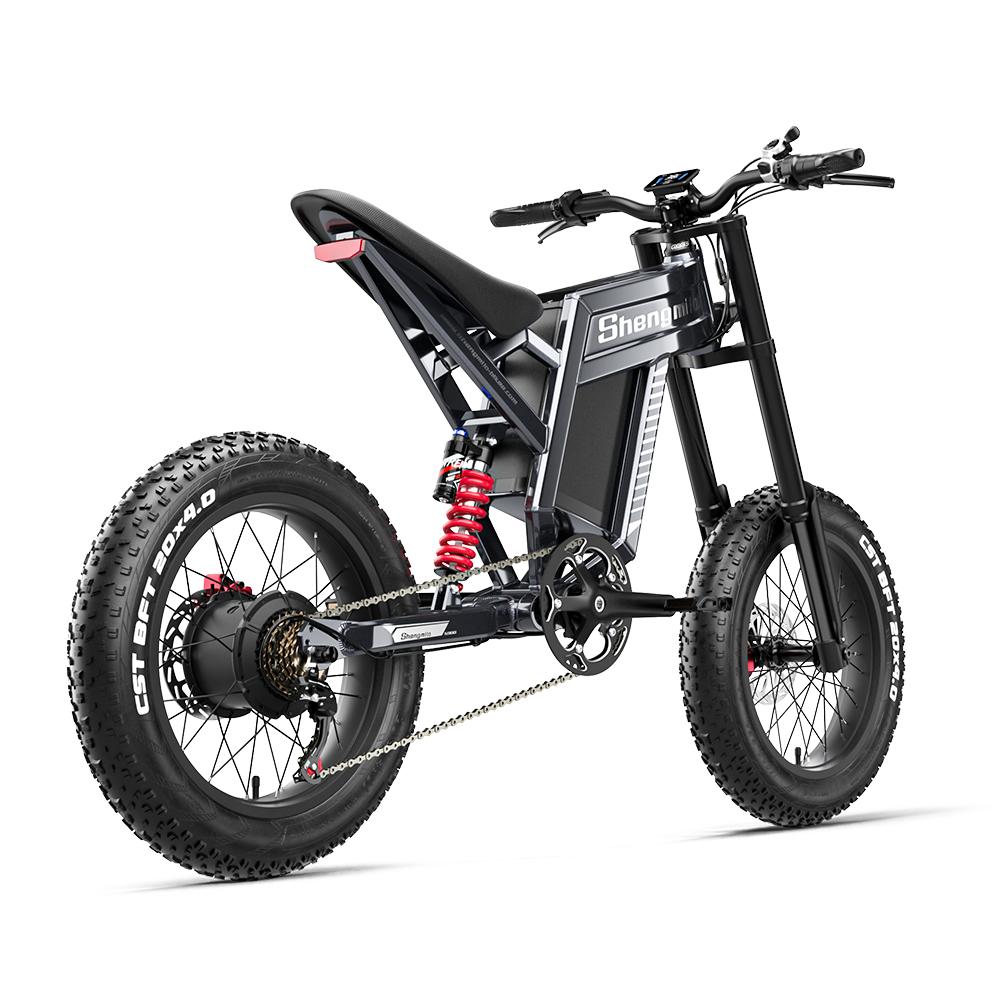 Shengmilo S900 Electric Bike for Adults 1500W HighPower Motor 60V30AH Large Capacity Battery  7 Speed Gear System OffRoad Urban Commuter E-Bike