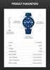 Curren 8465 Men's Casual Rubber Strap Calendar Watch