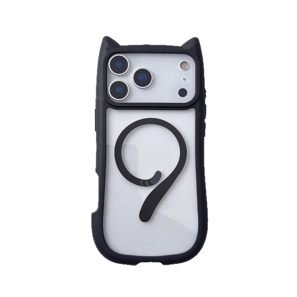 High-End Drop-Proof Cat Ears Magnetic Case for Apple 12/13/14/17 Pro Max