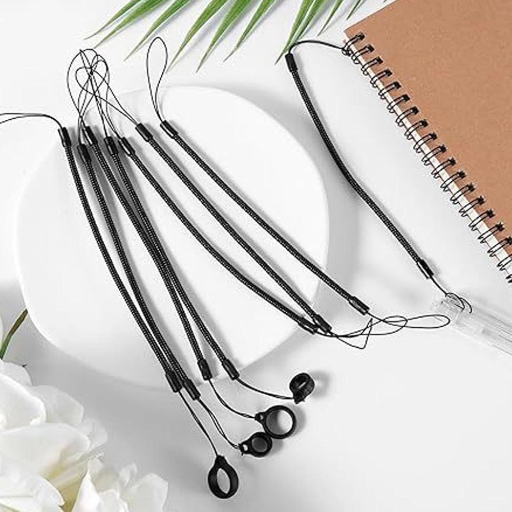 8pcs Elastic Pen Lanyard Coil Pen Leash Lightweight Stylus Tether Tablet