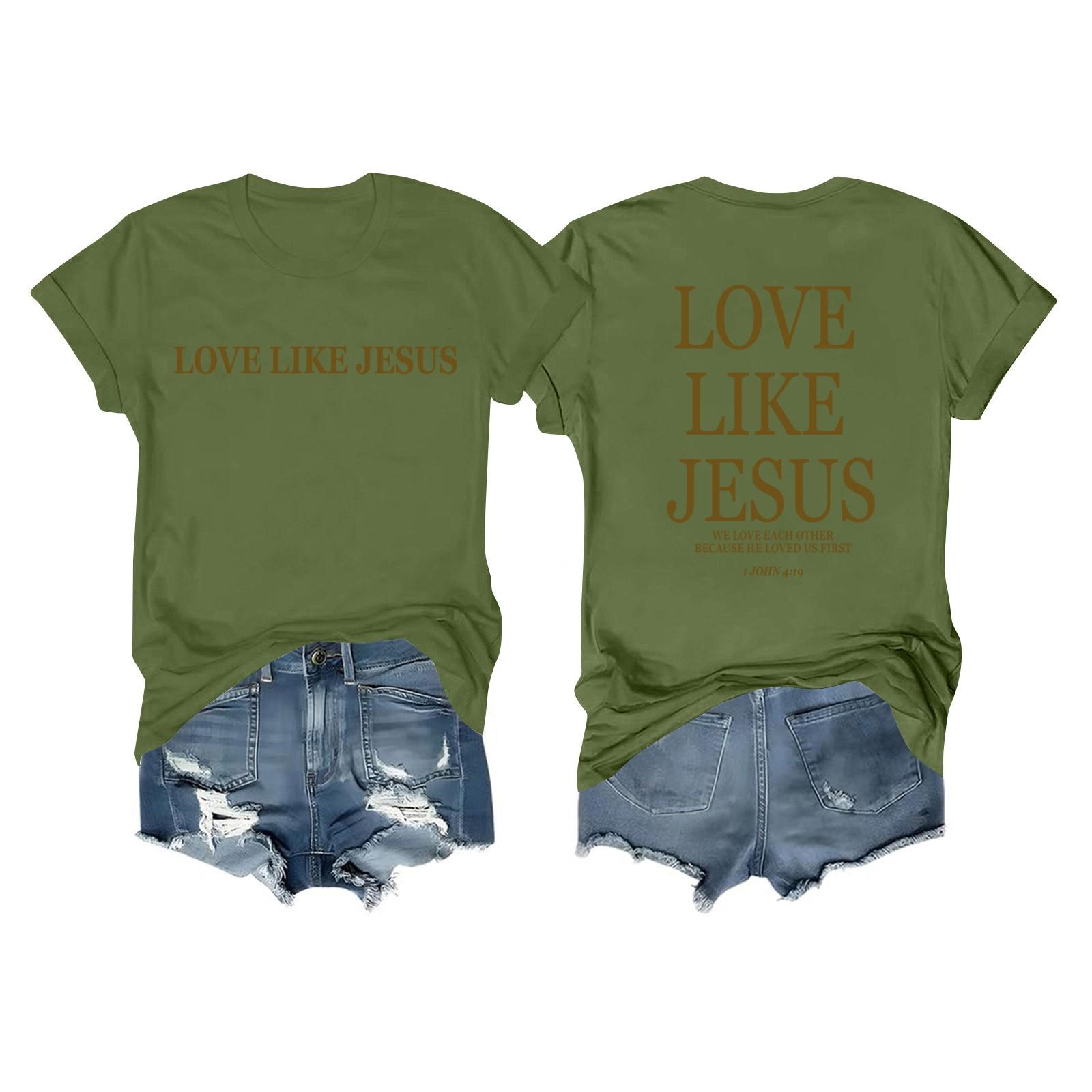 

T Shirts Short Sleeve Tees For Women Fashion Tops Lightweight Soft Casual Summer Outfits Clothes XL