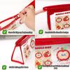 Cartoon Transparent Pen Bag Triangle Base Waterproof Pencil Case Cute Design Multi-functional Pen Pouch Students