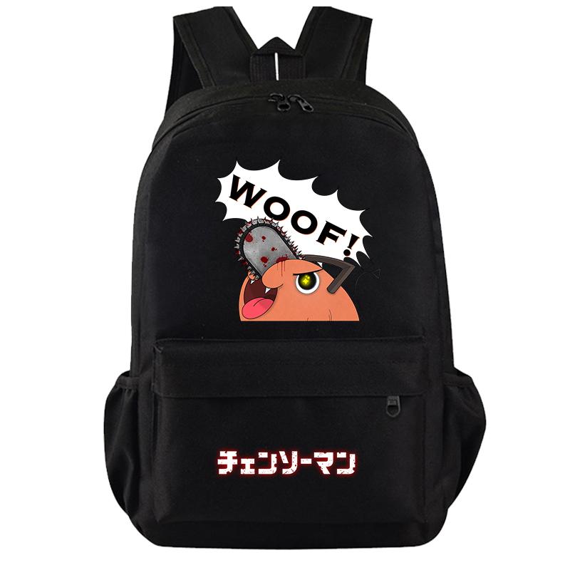 Anime Chainsaw Man Rucksack für Jungen Mädchen Hildren Zurück zur Schule Schultasche Student Kawaii Rucksack Luffy Nami Lysop Leichte Taschen