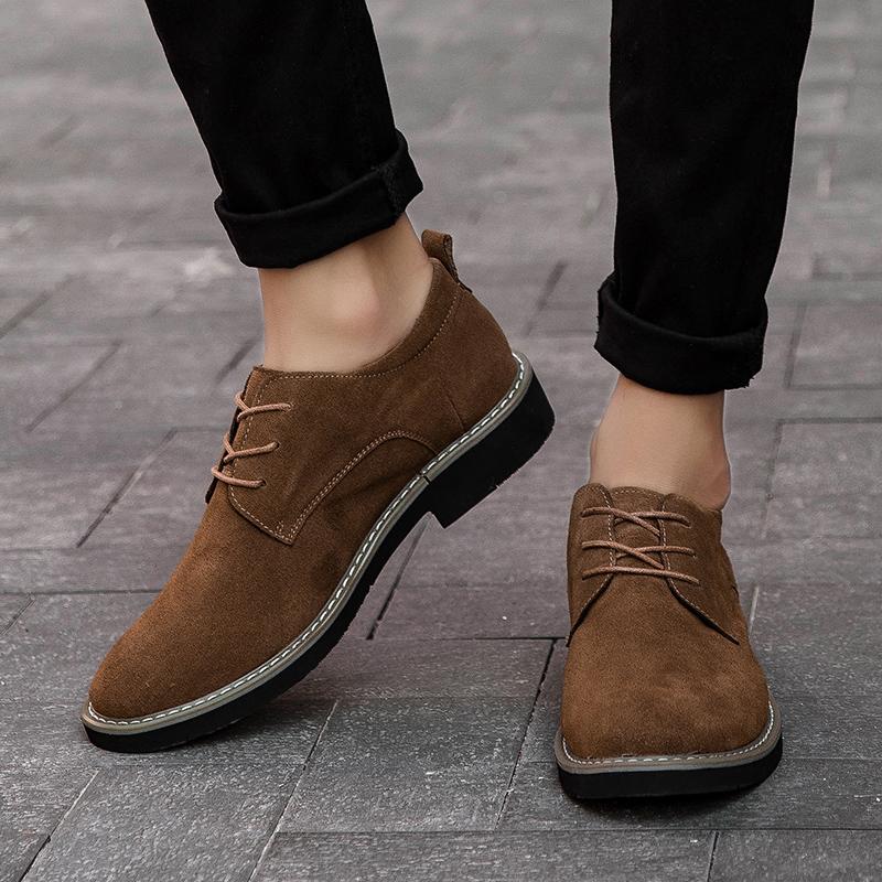 Fashion Casual Business Men's Shoes Fashionable Classic Retro Black Brown Leisure Outdoor Party Daily office adult flat shoes New