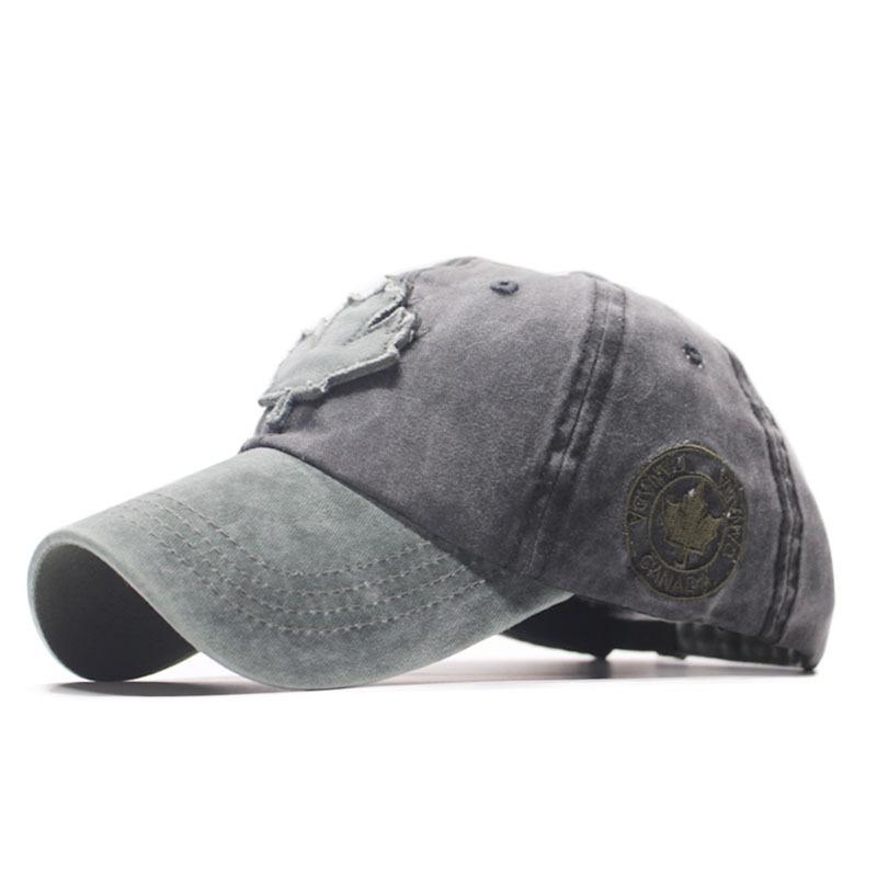 Hats Men's and Women's Washed Cloth Peaked Caps Outdoor Sunscreen Caps Casual Versatile Spring and Autumn Sunshade Color Matching Baseball Caps