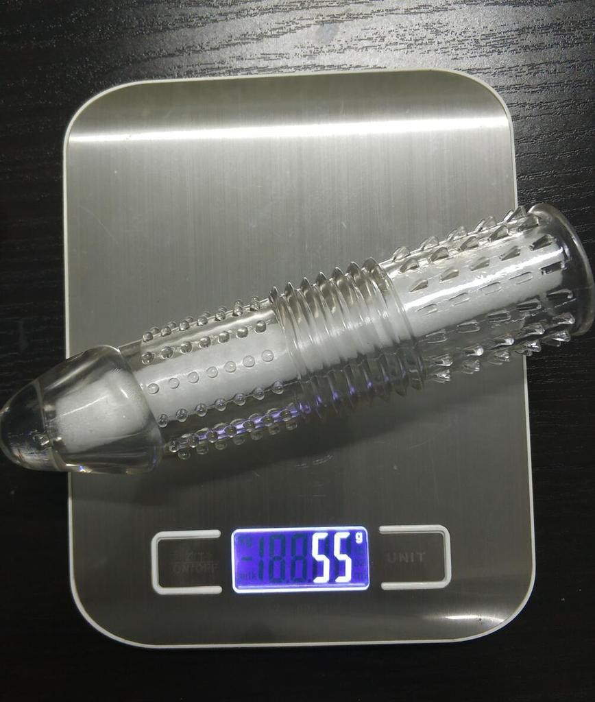 Reusable Men Condom Penis Sleeve Thread Cock Enlargment Extension Sleeve Ejaculation Delay Male Extender Sex Toys for Adults Men