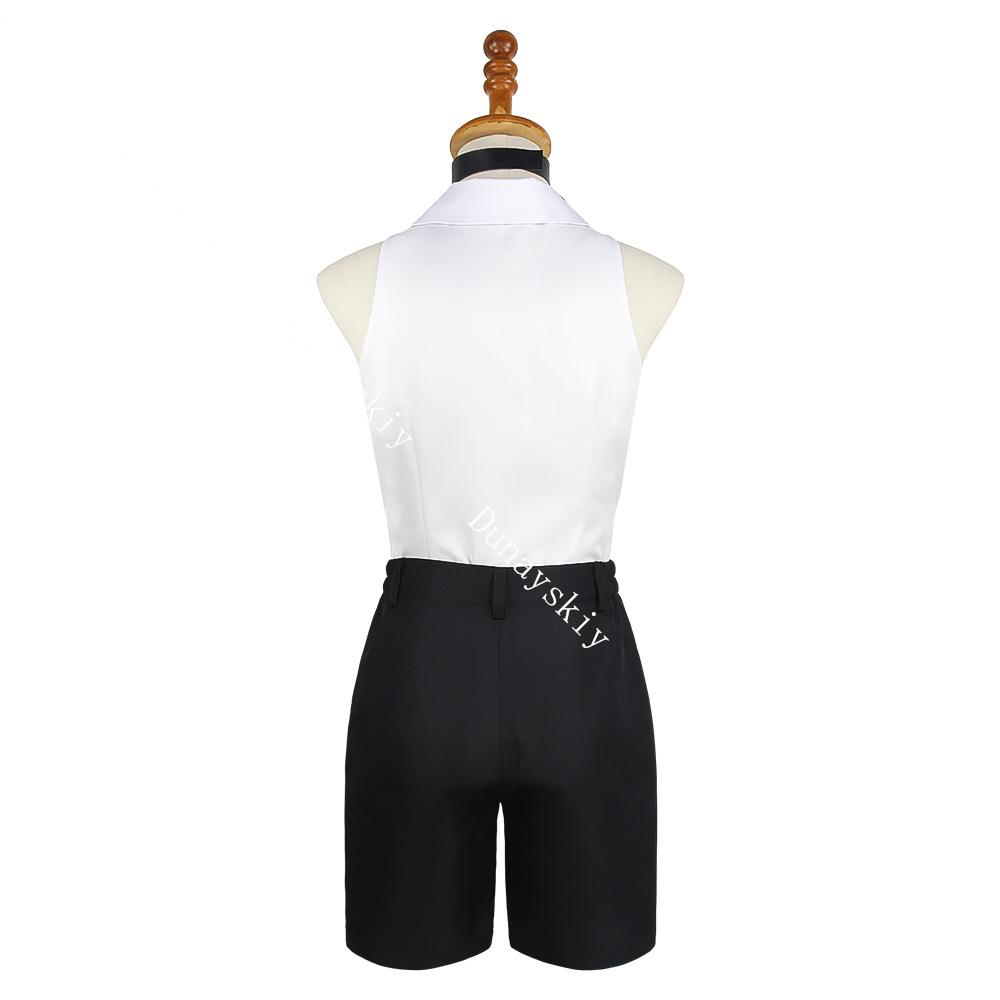 Anime Reze Cosplay Damen Kostüm Bo-mb Shirt Outfits Krawatte Kurzer Hals Reze Perücke Halloween Kleidung