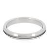 [Fe-fe] fe-fe x phiten [Special Edition] Phiten Slim Line Titanium Men's Ring, Sizes 13-19 (Size 17), Simple Sports Jewelry