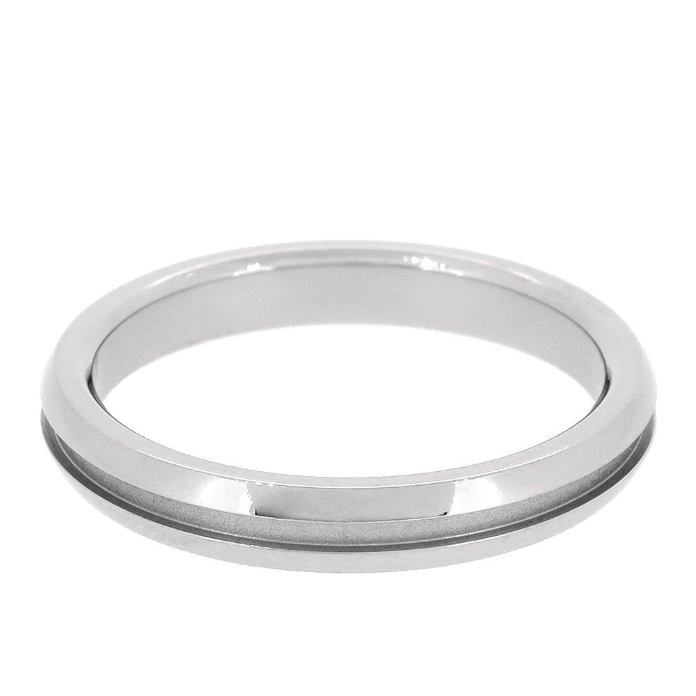 [Fe-fe] fe-fe x phiten [Special Edition] Phiten Slim Line Titanium Men's Ring, Sizes 13-19 (Size 17), Simple Sports Jewelry