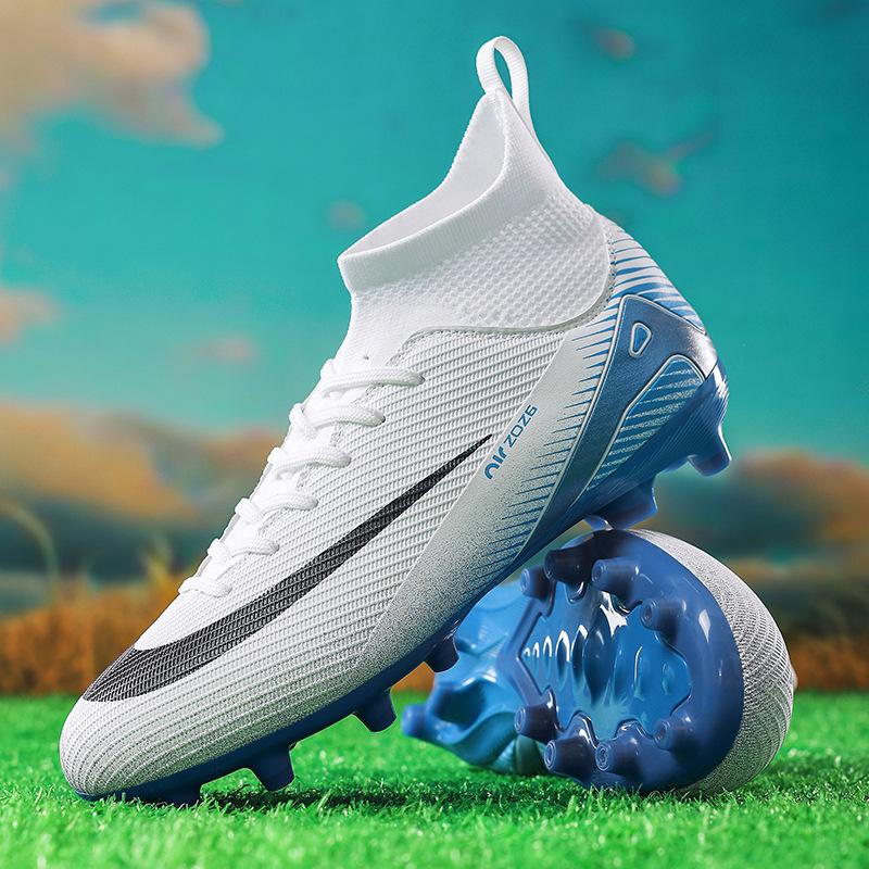 

New high-top AG long nails TF broken nails outdoor grass training adult children youth game football shoes 33