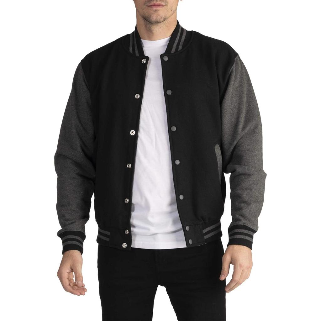 Jesień Zima Top Kurtka Luźne Oversize Ubrania Casual Męskie Damskie Ubrania Baseballowe Para Uliczny Płaszcz Ciepłe Polarowe Kurtki