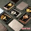 4pcs Set Removable 304 Stainless Steel Portable Cutlery Set Camping Tableware Chopsticks Spoon Folding Set