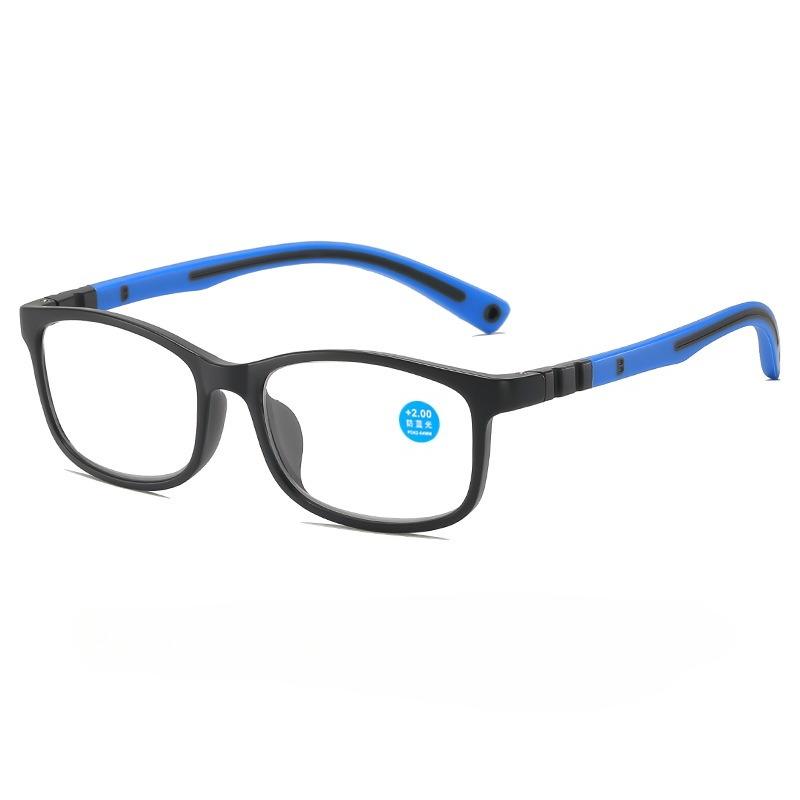 New High-Definition Anti-Blue Light Reading Glasses Business-Style Square Frame Ultra-Light Presbyopia Eyewear Unisex
