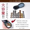 Shitamachi Genuine Leather Coin Fully and Easy To Use [Tokyo Kobo] Case, Handcrafted, Hand-Sewn, Compact, (Orange, Medium)