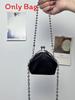Mini Chain Shoulder Bag With Pu Leather And Woven Details For Daily Fashion