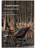Ultralight Aluminum Folding Moon Chair for Outdoor Activities