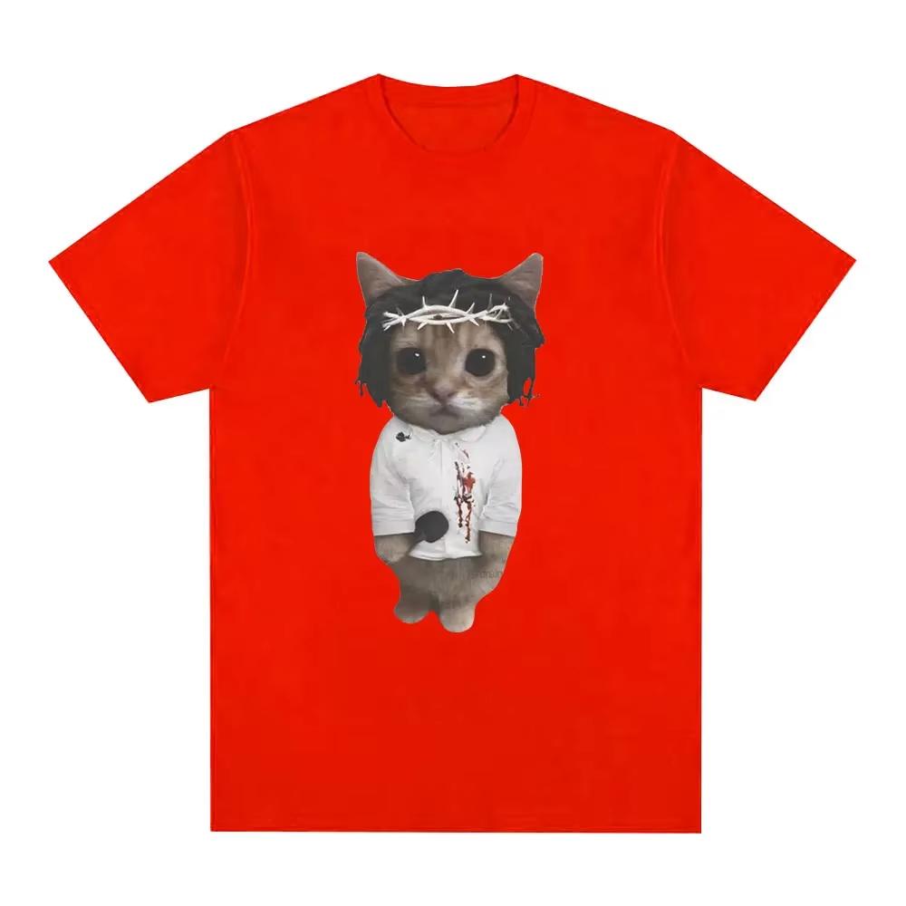 Funny Kendrick Lamar Kitty Cat Enthusiast Tshirt Womens Fashion Short Sleeve TshirtCasual Tshirt Street Wear