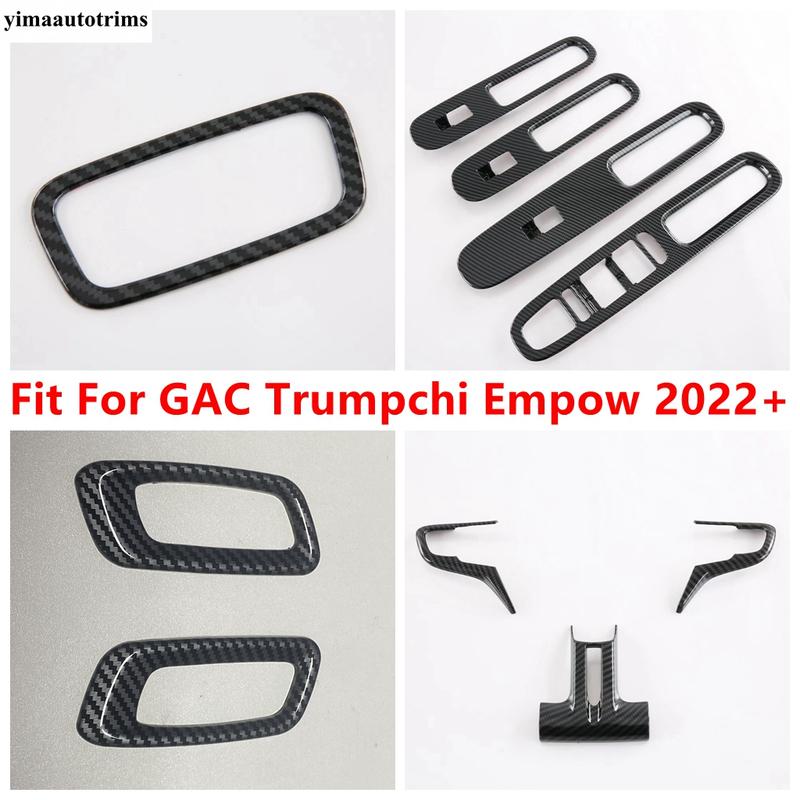 Window Lift Panel / Head Light Lamp / Dashboard Air AC Vent / Steering Wheel Frame Cover Trim For GAC Trumpchi Empow - 2025