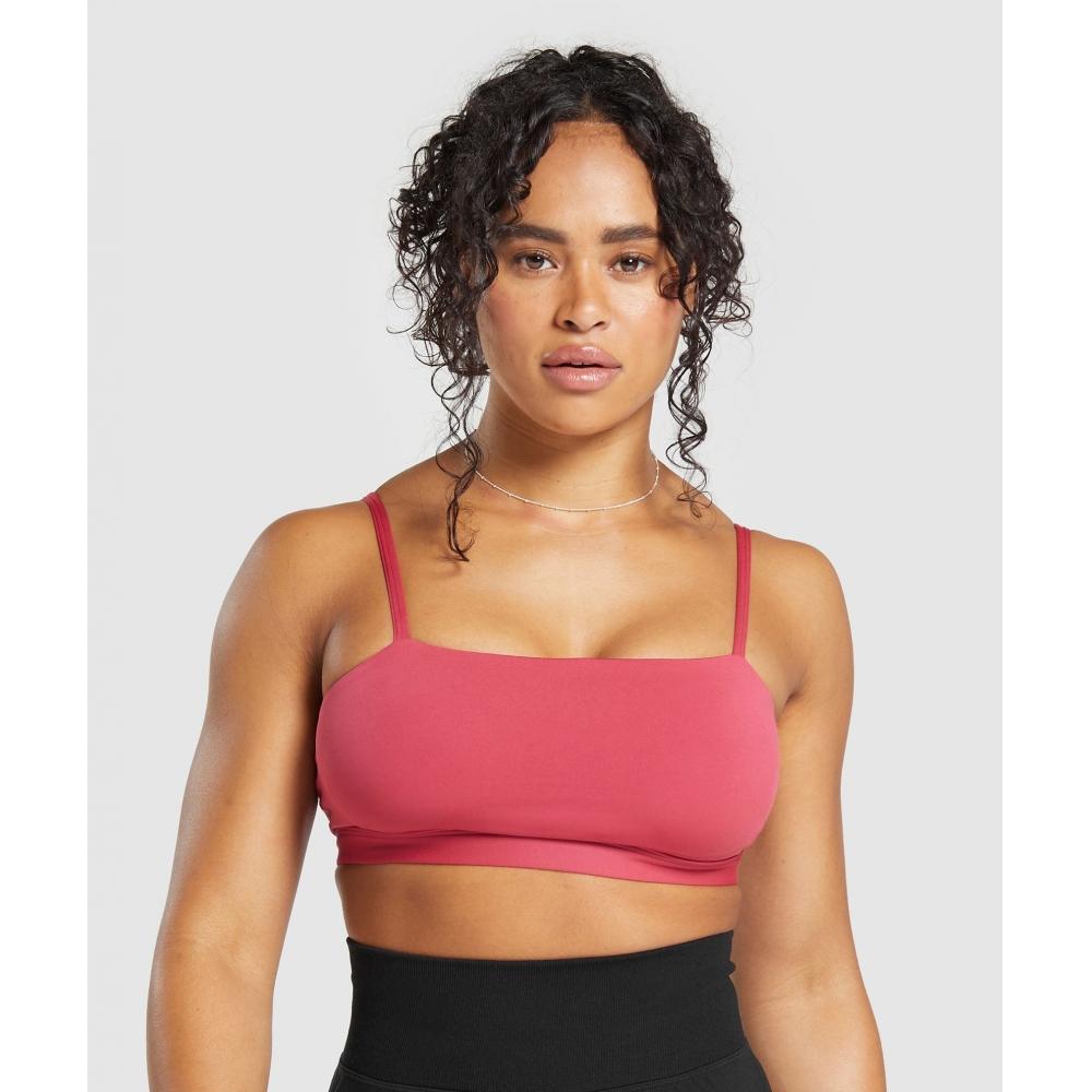 

GYMSHARK Вырезанное бандо Винтажное розовое B8A9D KB0V