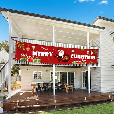300x47cm Christmas Banner Banner Sign Banners Hanging