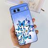 For Google Pixel 8A Case Pixel8 Pro Cute Cat Flower Painted Cover Silicone Phone Case For Google Pixel 8 Pro Pixel8A Soft Fundas